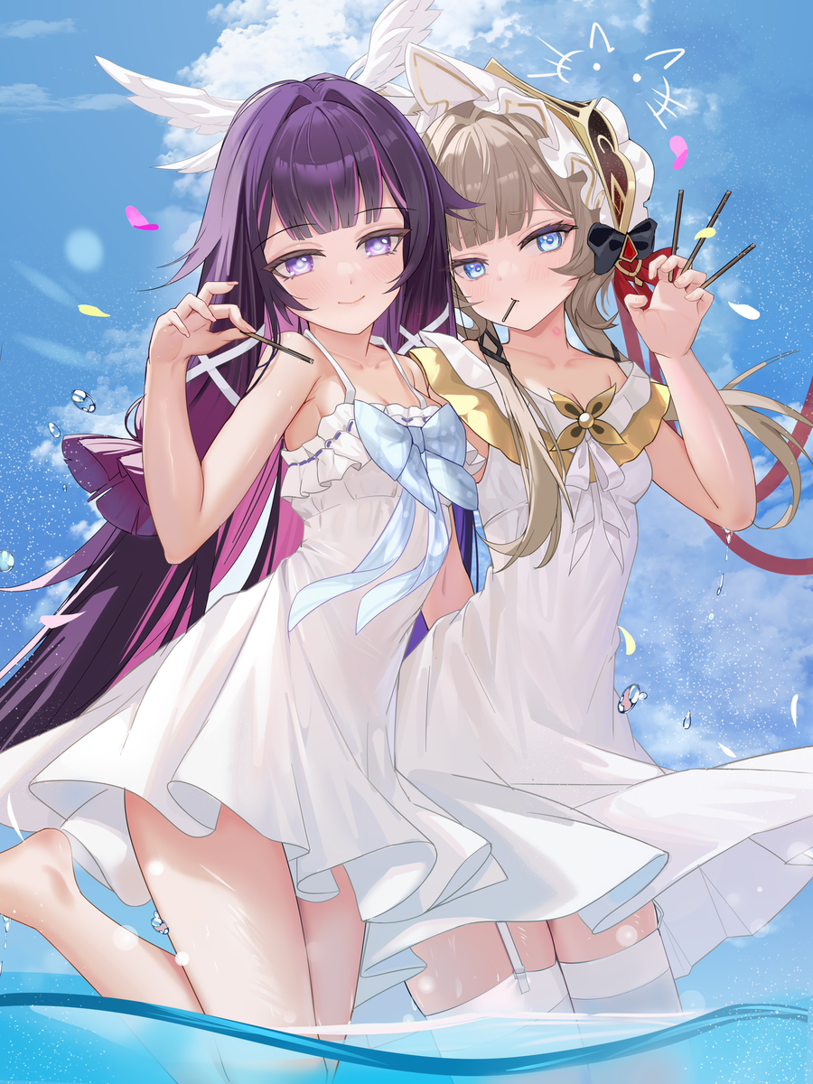 This is a pixiv picture whose title is 双人成行.