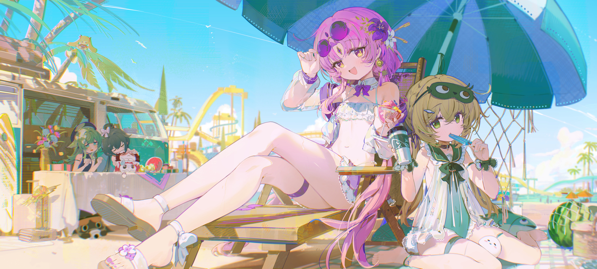This is a pixiv picture whose title is 🍧🍧.