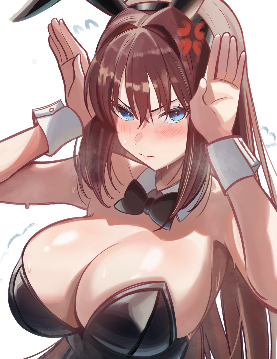 This is a pixiv picture whose title is Bunny Aoko.