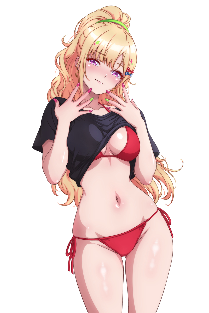 This is a pixiv picture whose title is アキロゼ [ビキニ II].