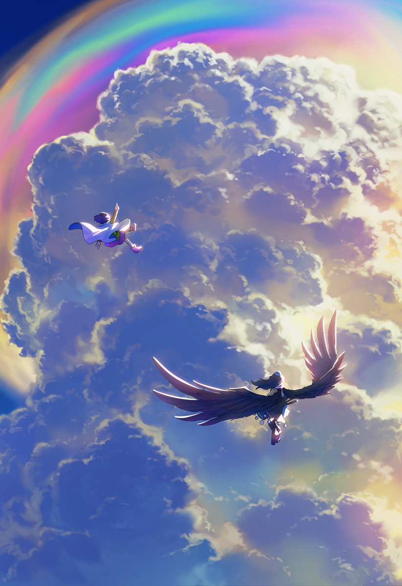 This is a pixiv picture whose title is 虹.
