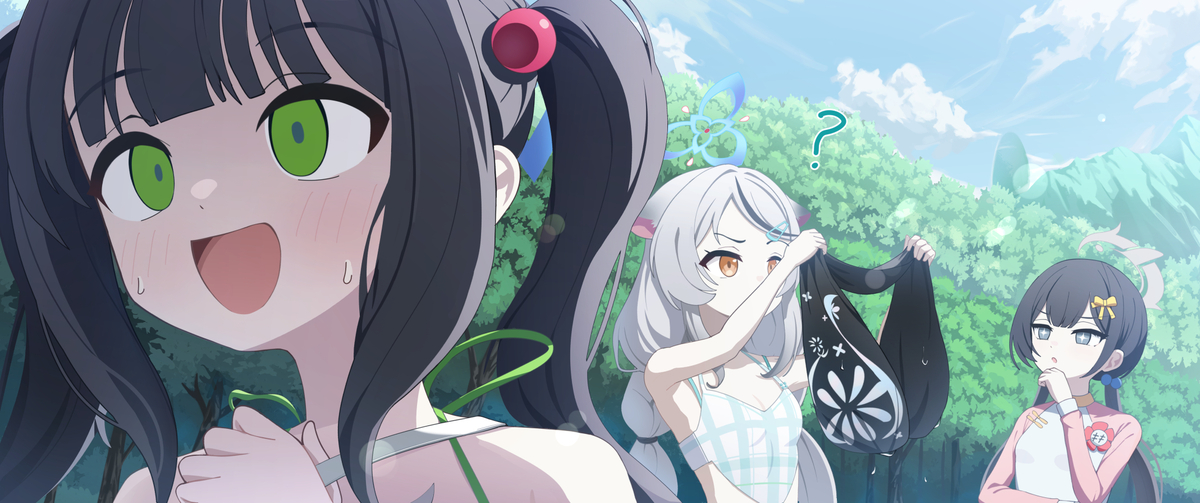 This is a pixiv picture whose title is 嵐過天晴.