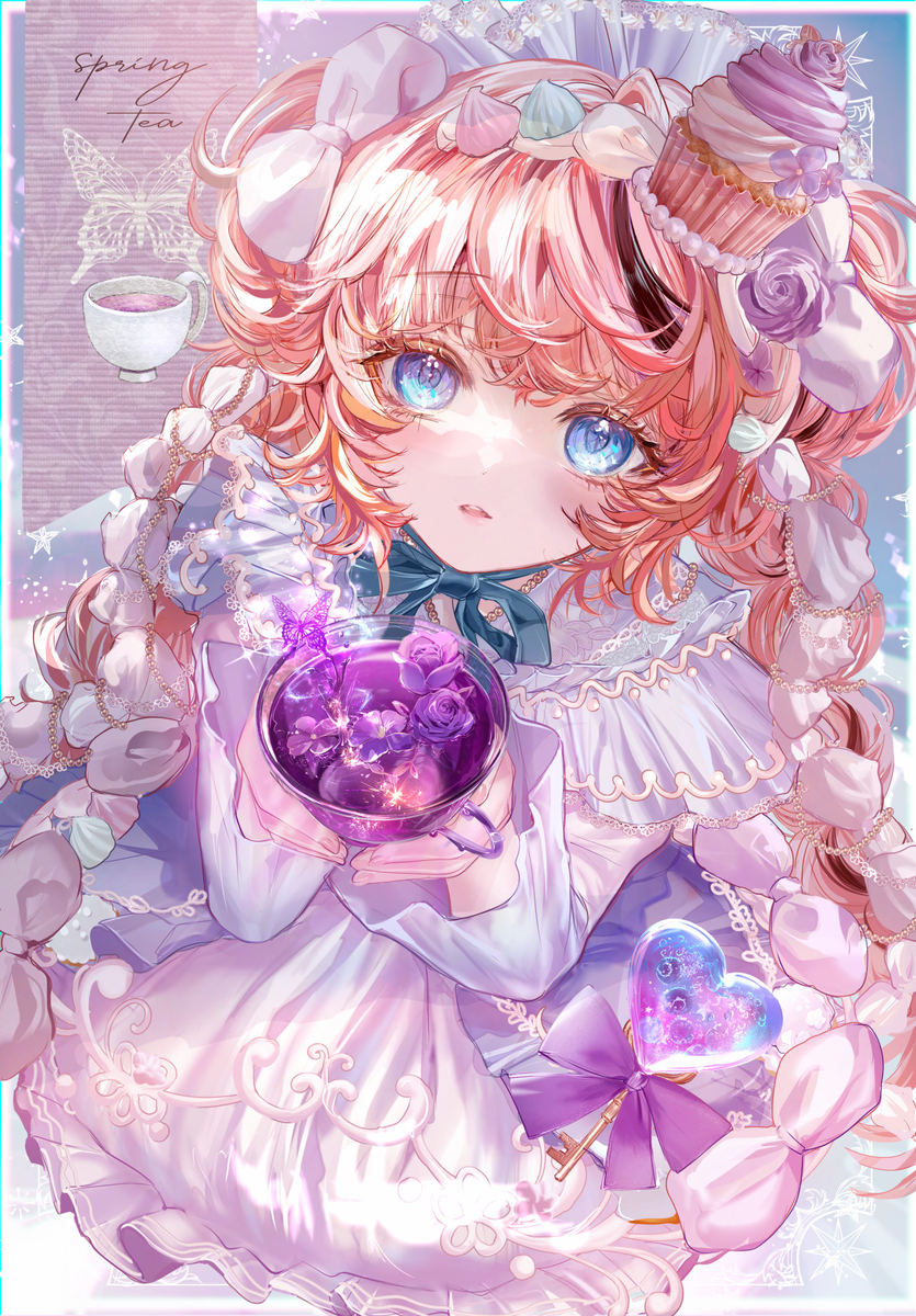 【Pixiv精选】春の魔法ティーの妖精🌸
