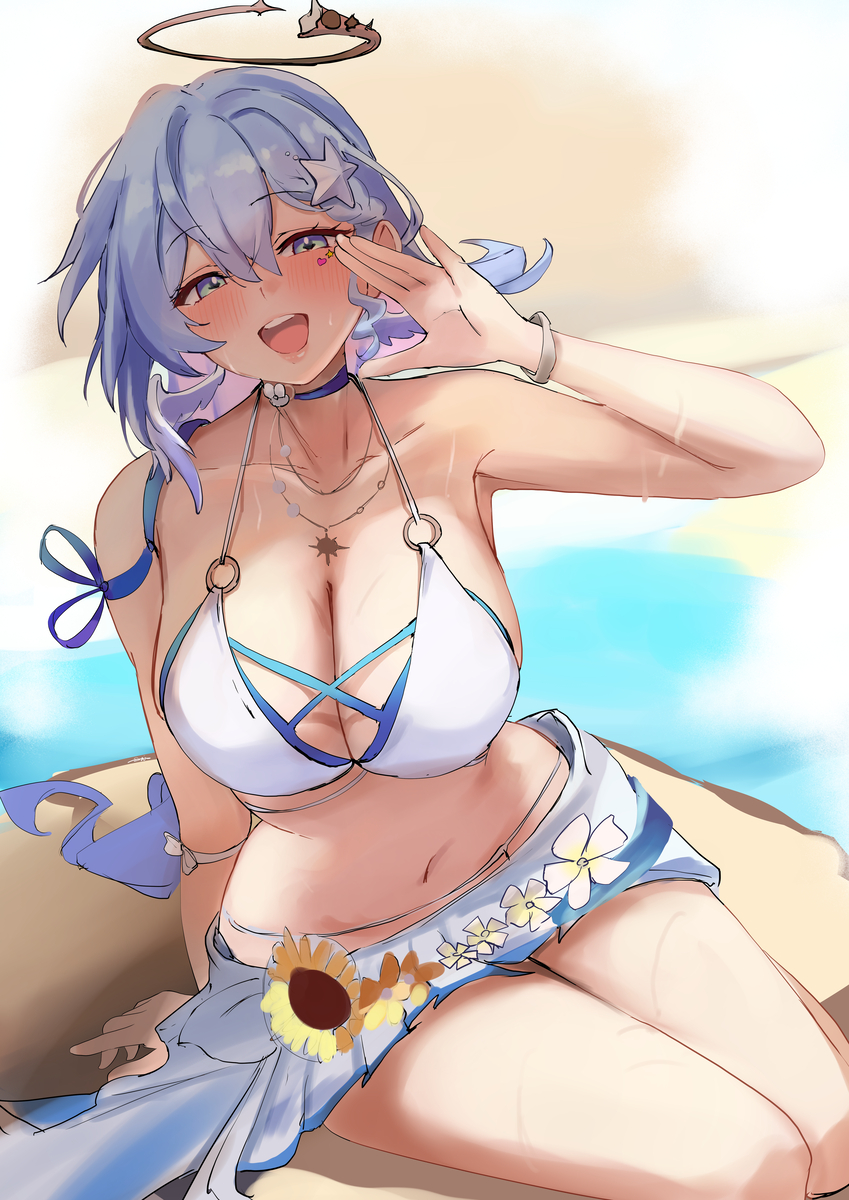 This is a pixiv picture whose title is ロビン・夏空の歌.