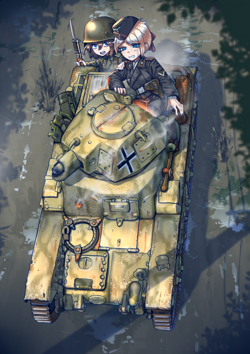 This is a pixiv picture whose title is Panzer Ersatz Abteilung 100.
