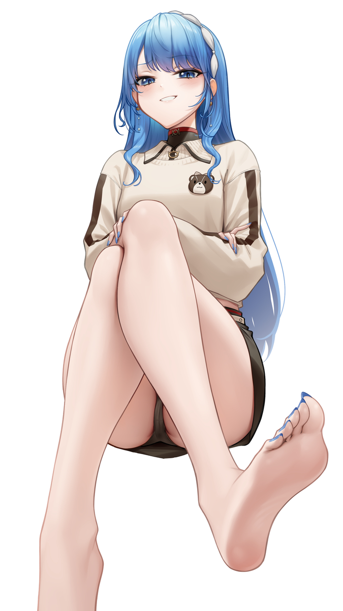 This is a pixiv picture whose title is すい！：D.
