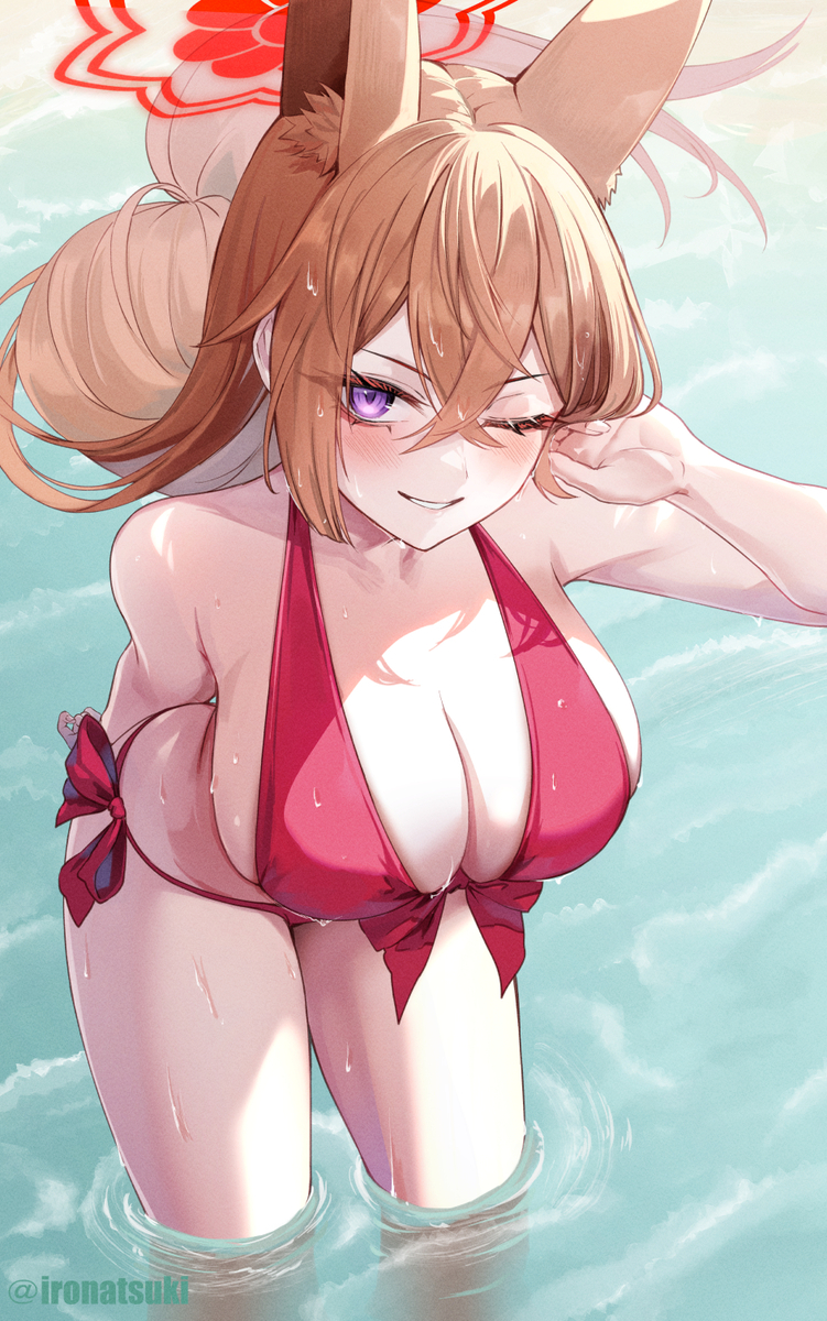 This is a pixiv picture whose title is 水着ルミ.