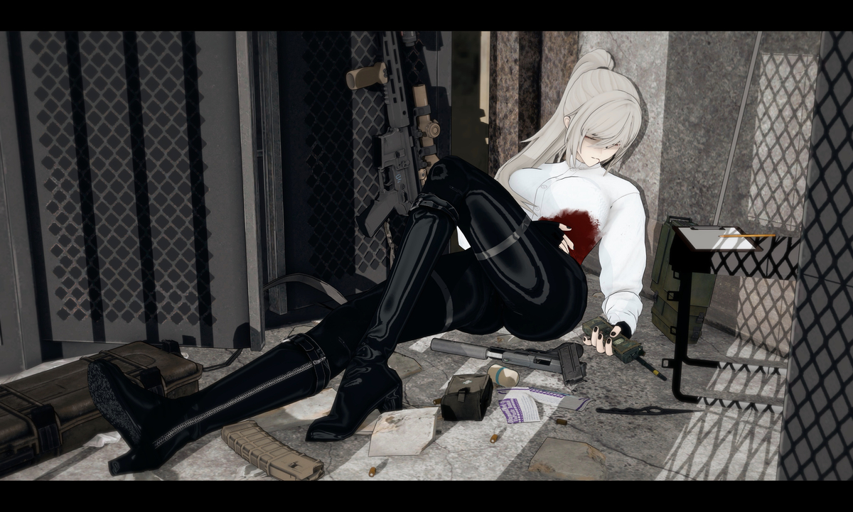 This is a pixiv picture whose title is Calculated Sacrifice - “自私”.