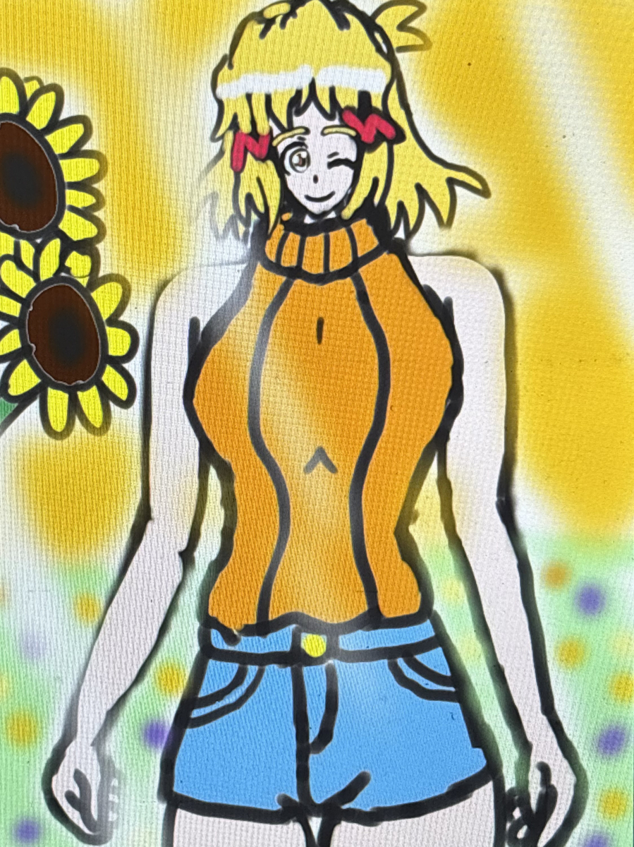 This is a pixiv picture whose title is ひまわり娘・立花響🌻💛☀️💛🌻.