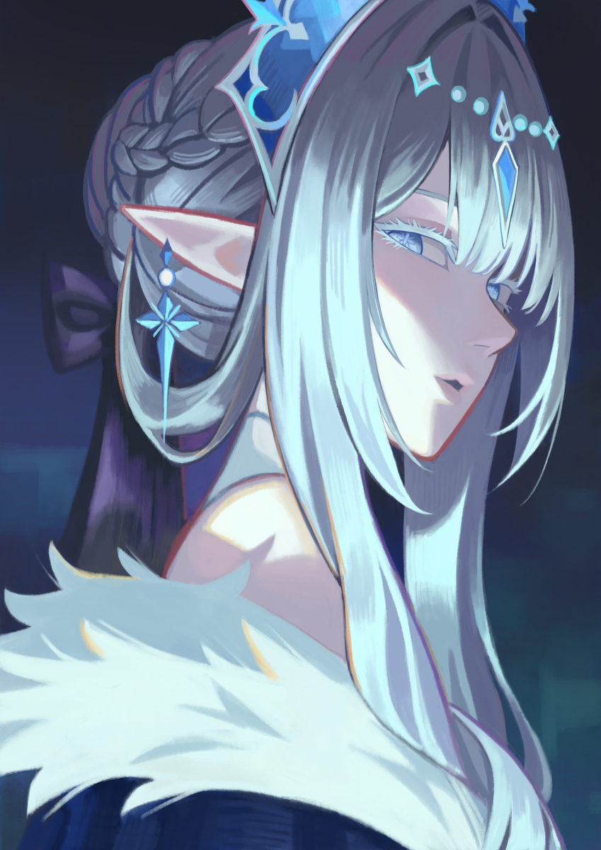 This is a pixiv picture whose title is ❄️.