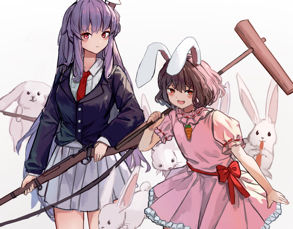 This is a pixiv picture whose title is ウサテイ.