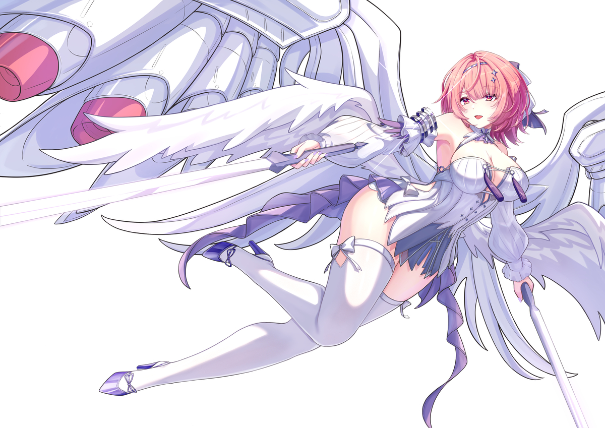 This is a pixiv picture whose title is 天使小蕾.