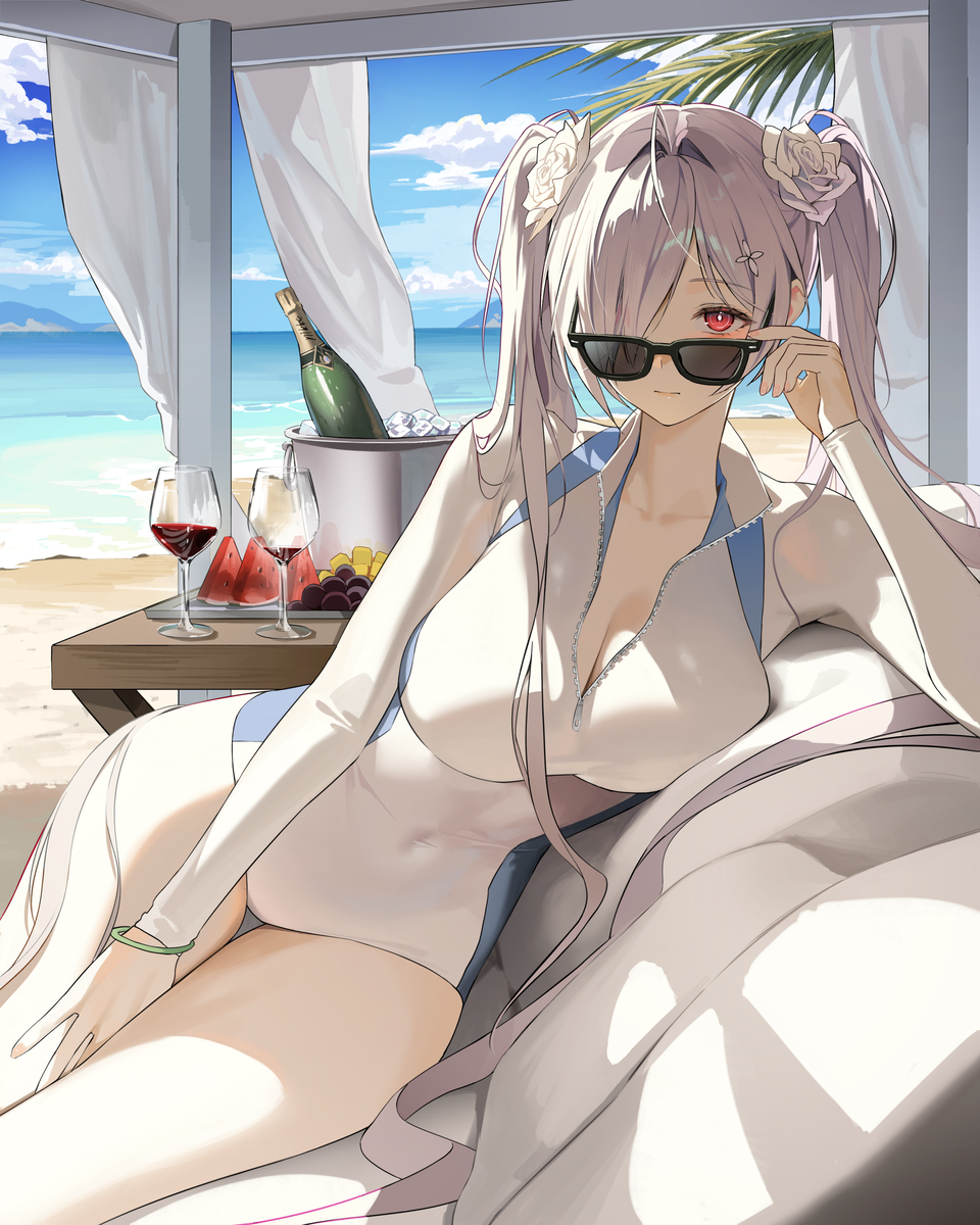 This is a pixiv picture whose title is シンデレラのバカンス.