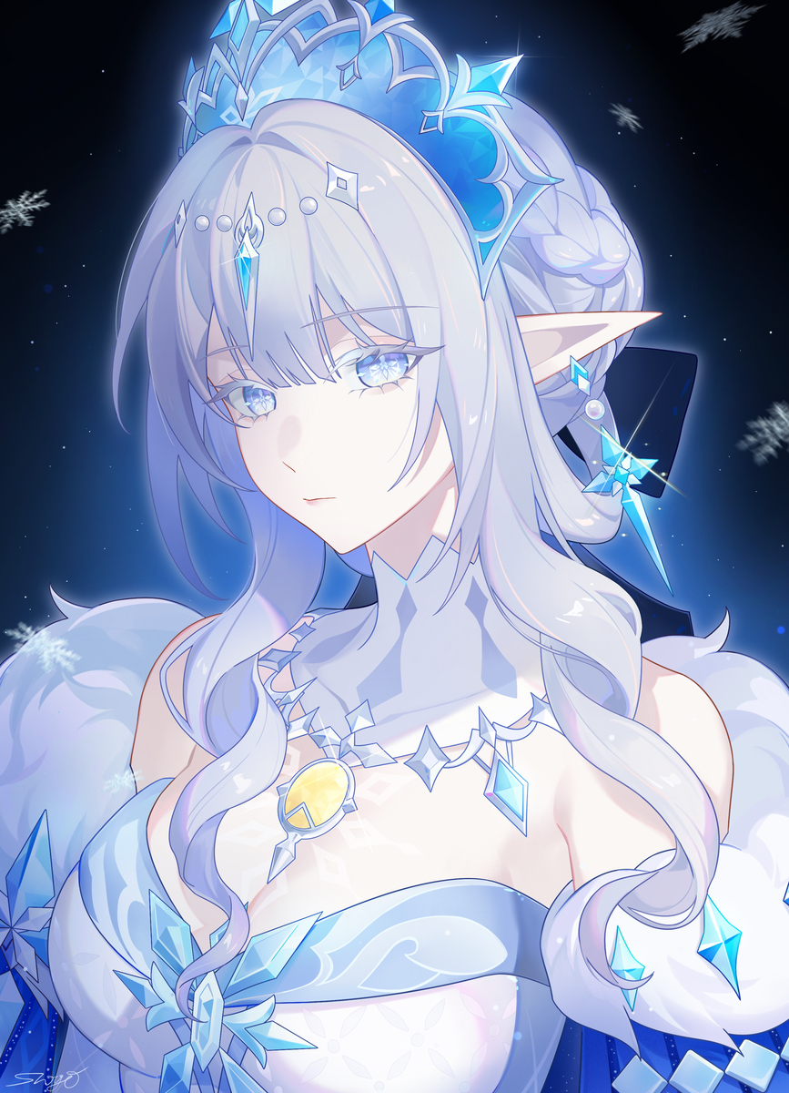 This is a pixiv picture whose title is Anastasya Feodorovna Snezhnaya.