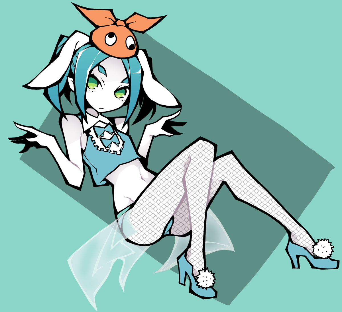 This is a pixiv picture whose title is bunny ononoki.