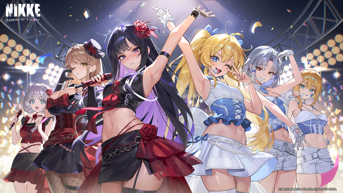 This is a pixiv picture whose title is NIKKE 3.5周年.