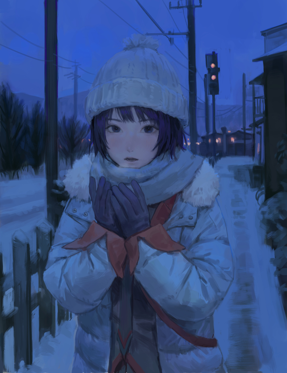 This is a pixiv picture whose title is 冬装.
