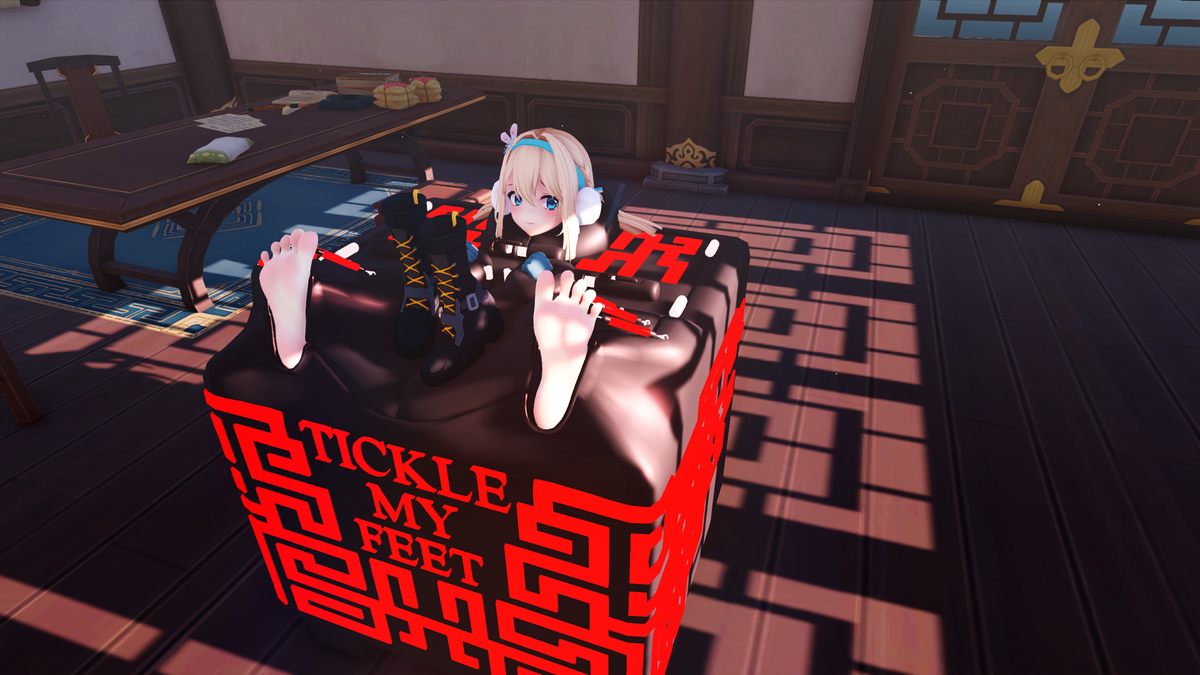 This is a pixiv picture whose title is 杂图合集2 (WooouTK tickle box).