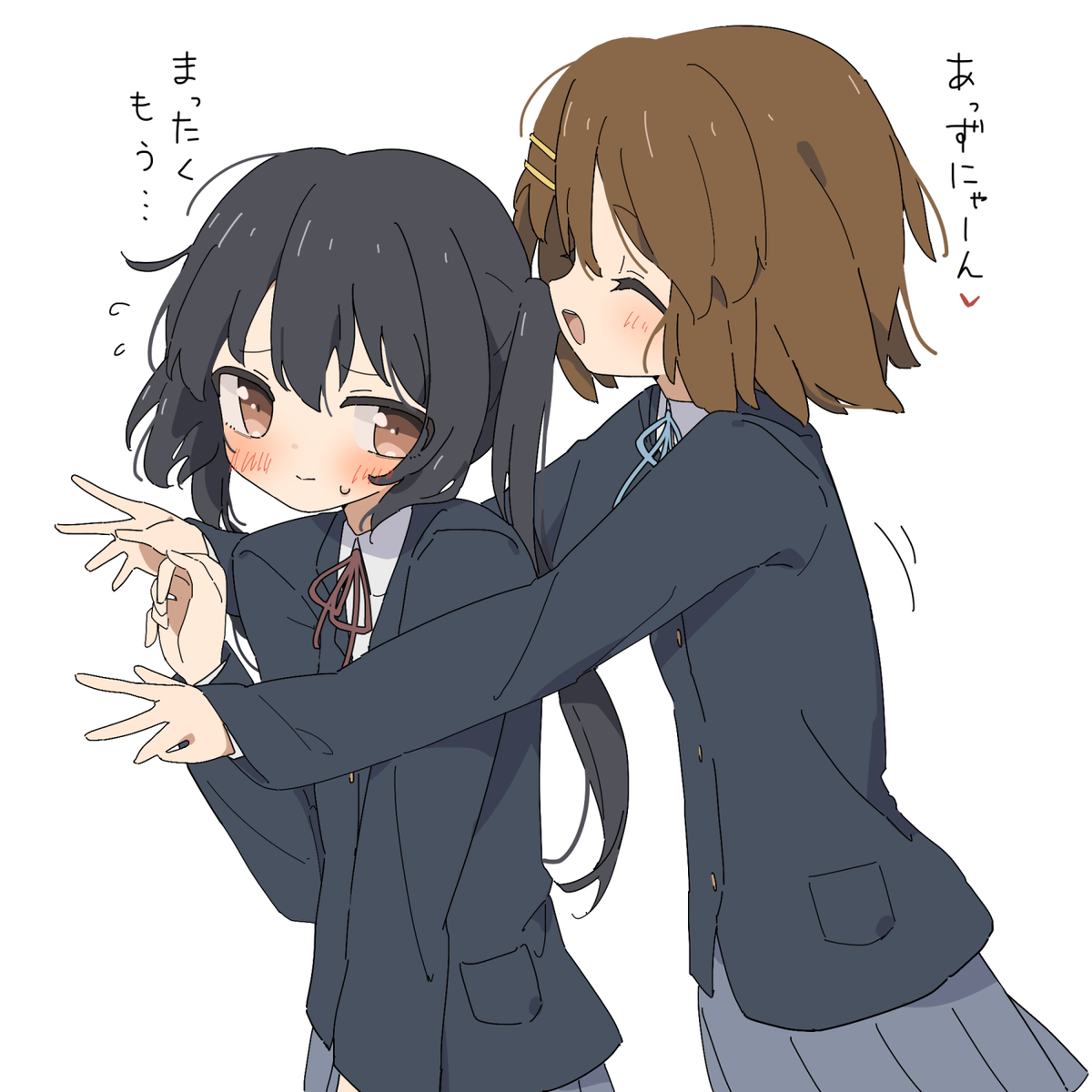 This is a pixiv picture whose title is 私以外の後輩にはしないでくださいよ…？.