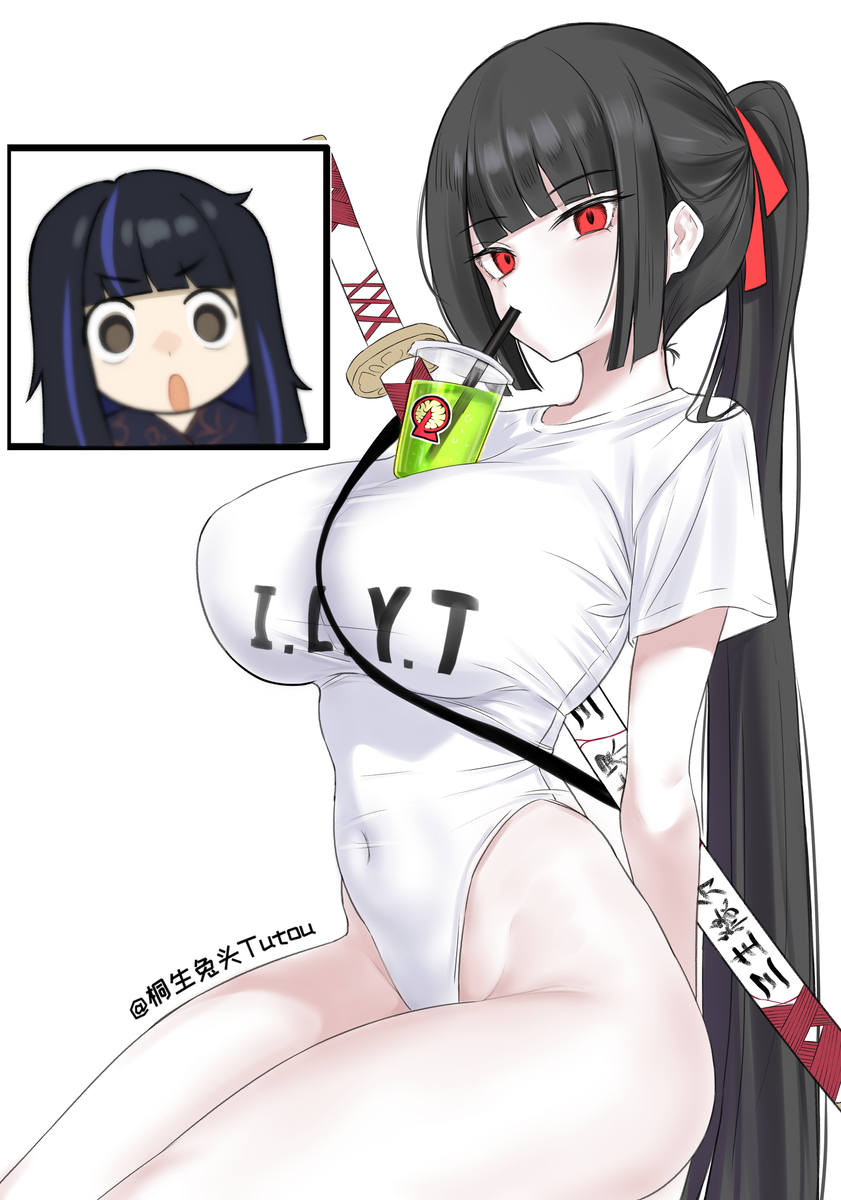 This is a pixiv picture whose title is 是的，在某个镜世界中就是这样.