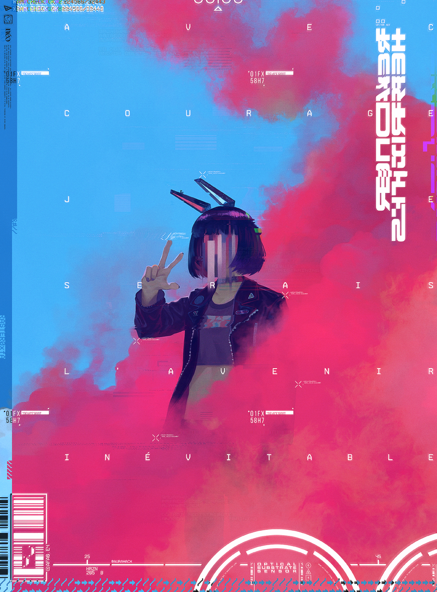 This is a pixiv picture whose title is 強度.