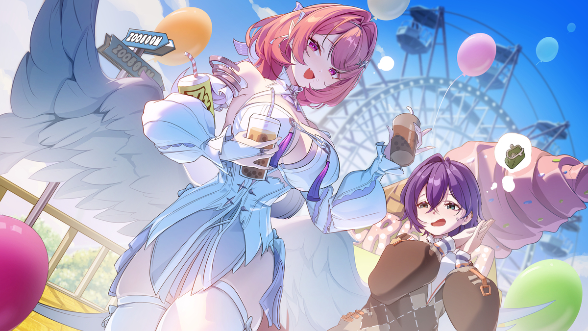 This is a pixiv picture whose title is 粉色猪猪猪.