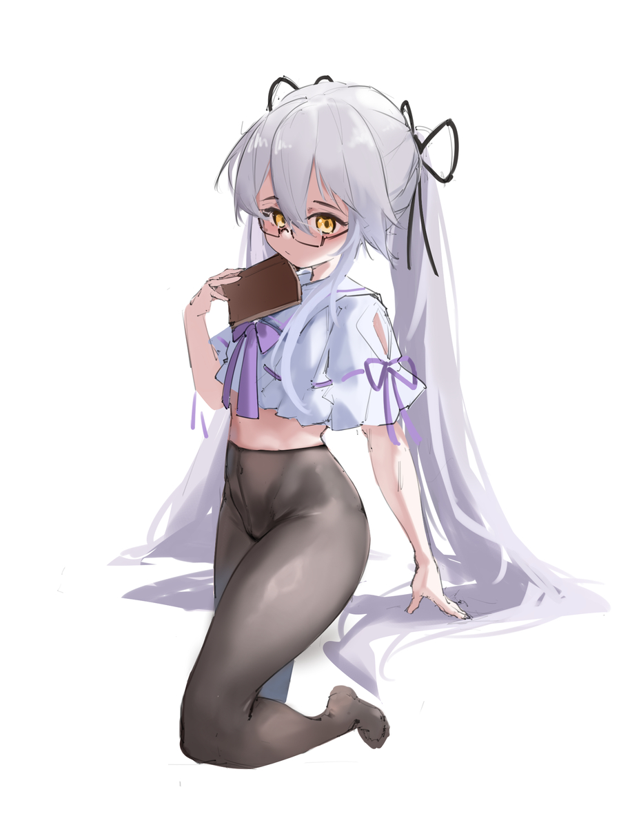 This is a pixiv picture whose title is 知识渊博的文学少女().