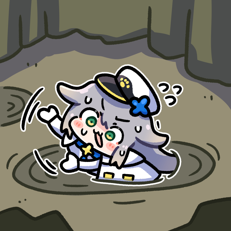 This is a pixiv picture whose title is 犬地獄.