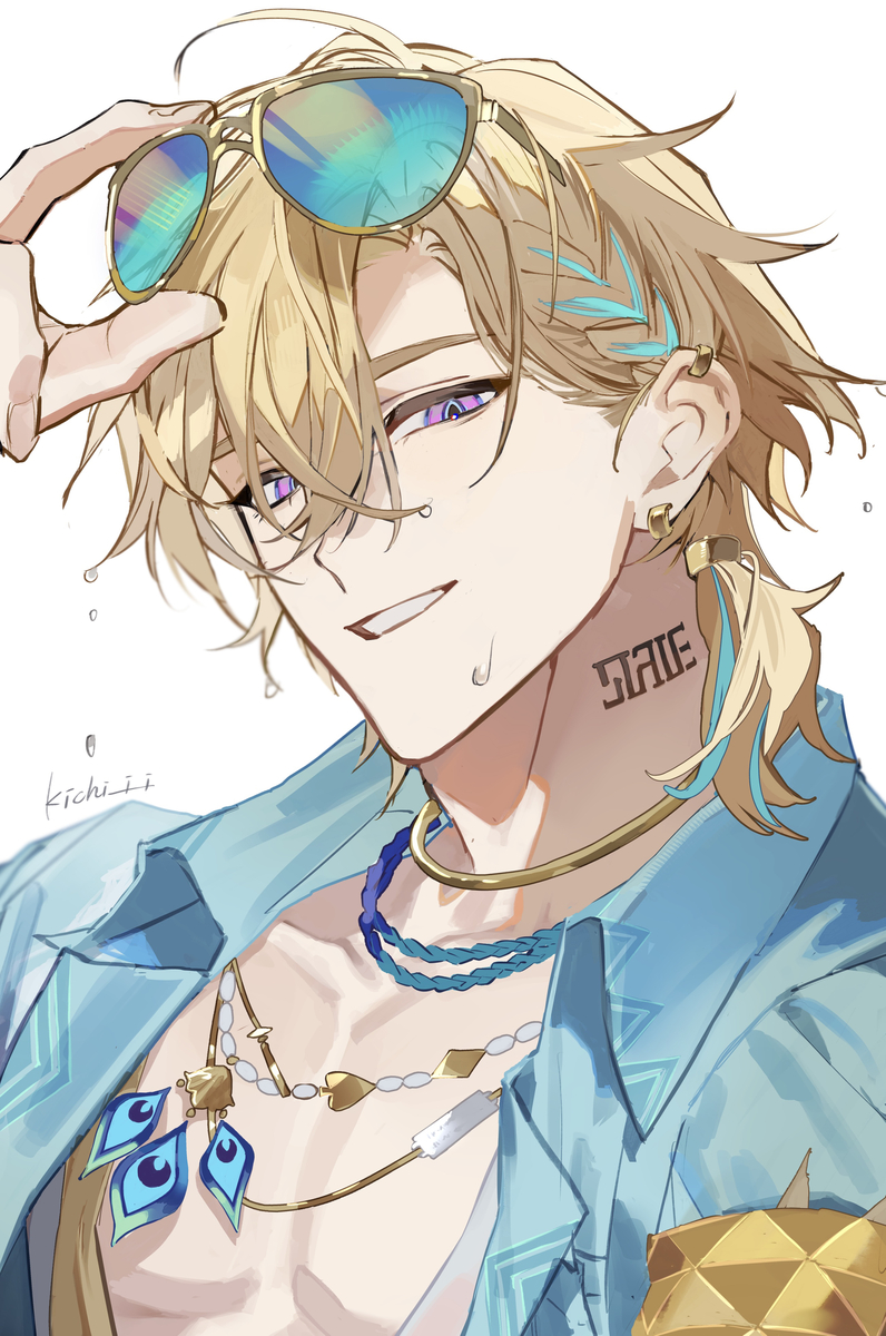 This is a pixiv picture whose title is 🏖☀️.