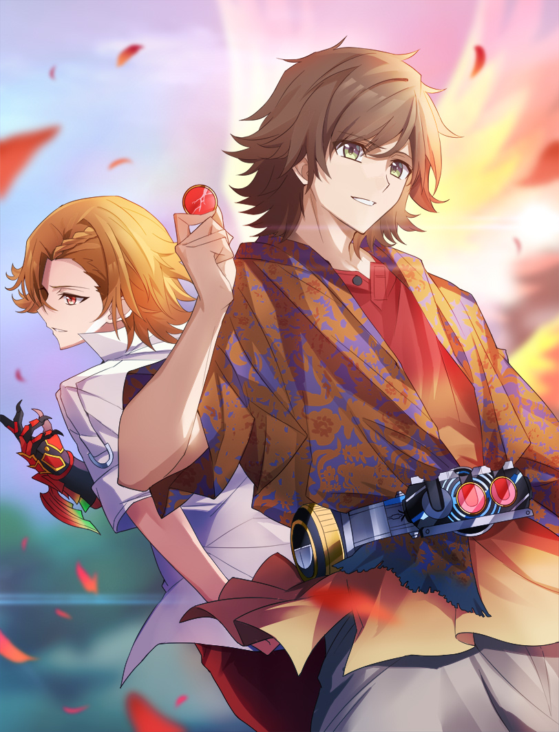 This is a pixiv picture whose title is タジャドル.