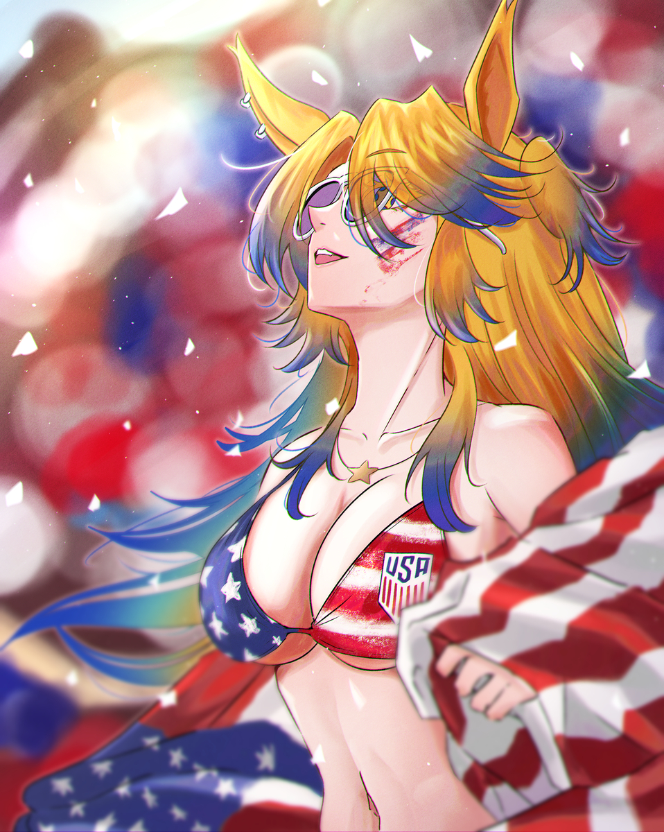 This is a pixiv picture whose title is Happy 4th of July!.
