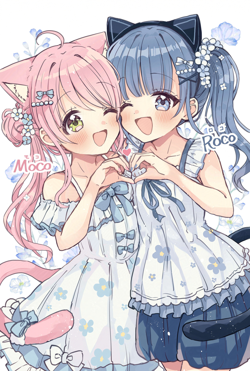 This is a pixiv picture whose title is 仲良しロコモコ！.