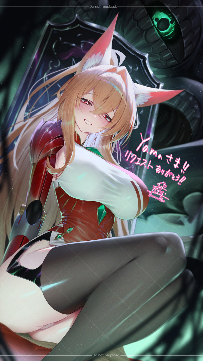 This is a pixiv picture whose title is commission.