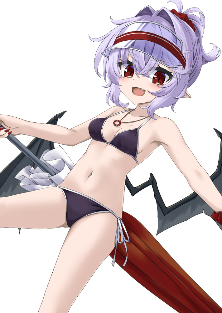 This is a pixiv picture whose title is 水着レミリア.