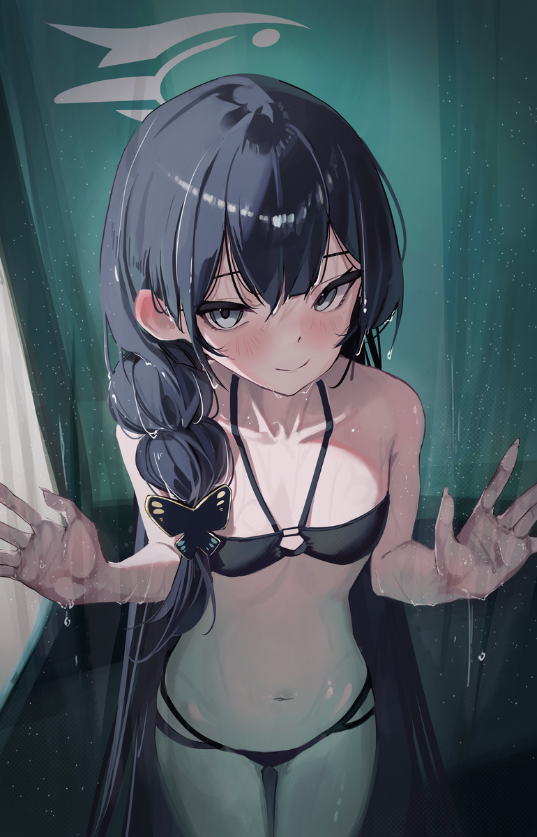 This is a pixiv picture whose title is Kisaki: come inside sensei-.