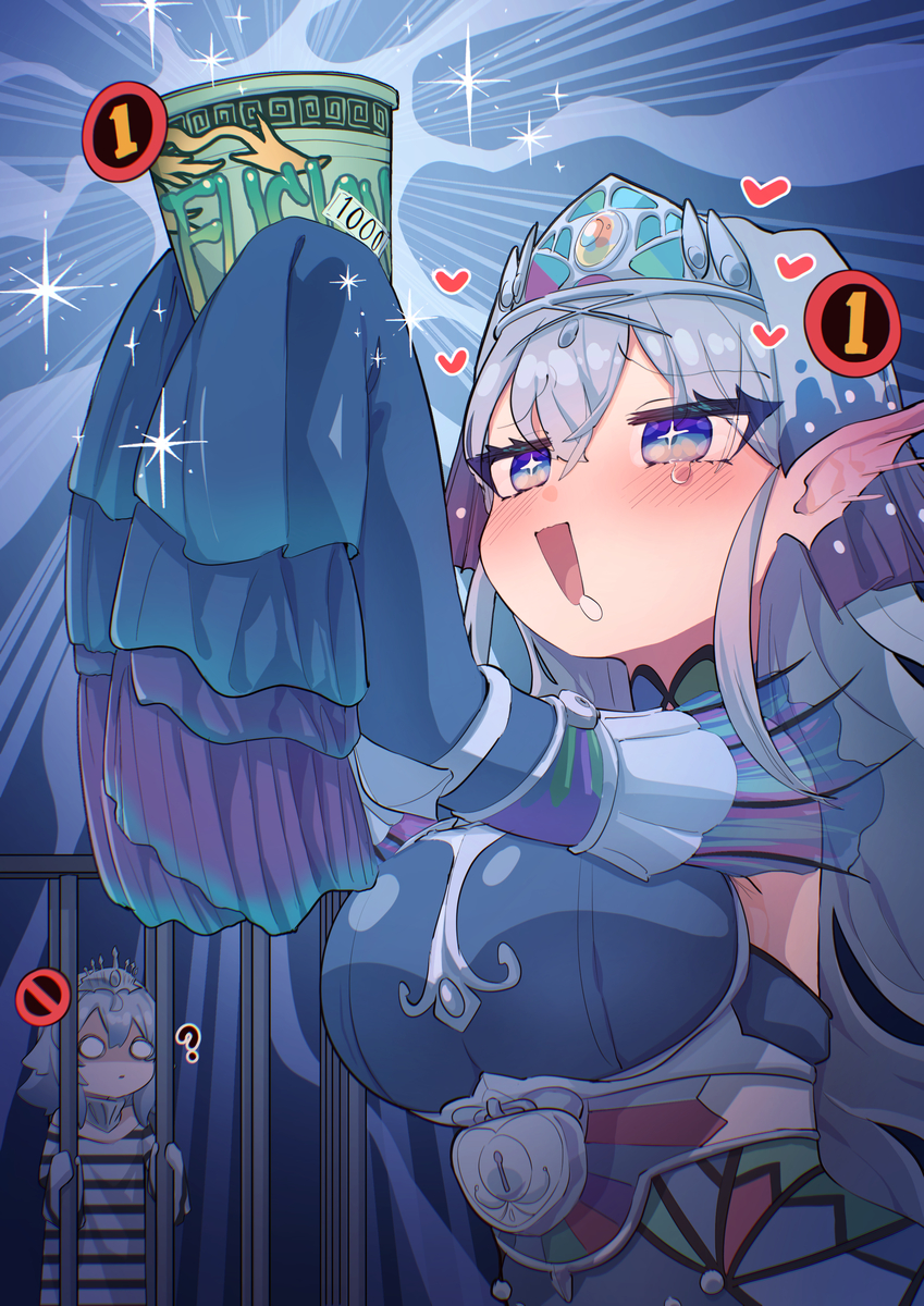 This is a pixiv picture whose title is は？.