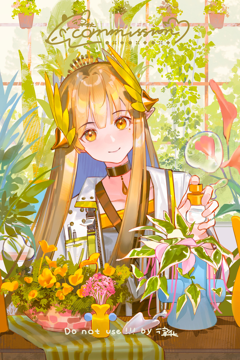 This is a pixiv picture whose title is 是之前给一个舟谷美店画的满赠稿～.