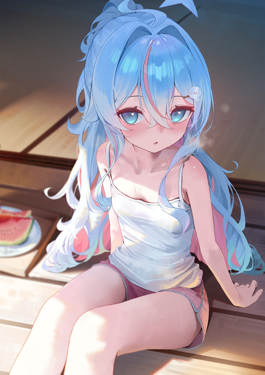 This is a pixiv picture whose title is あづい゛.