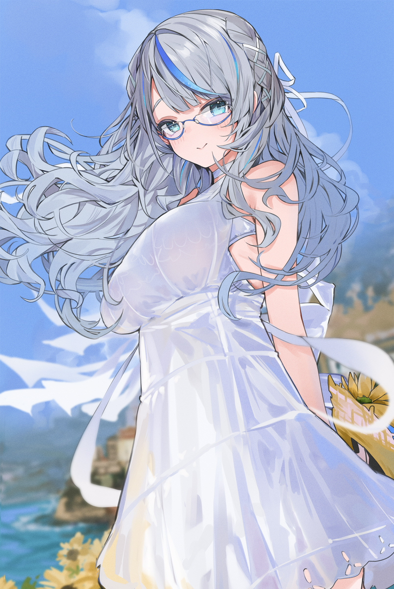 This is a pixiv picture whose title is 雨海ルカ.