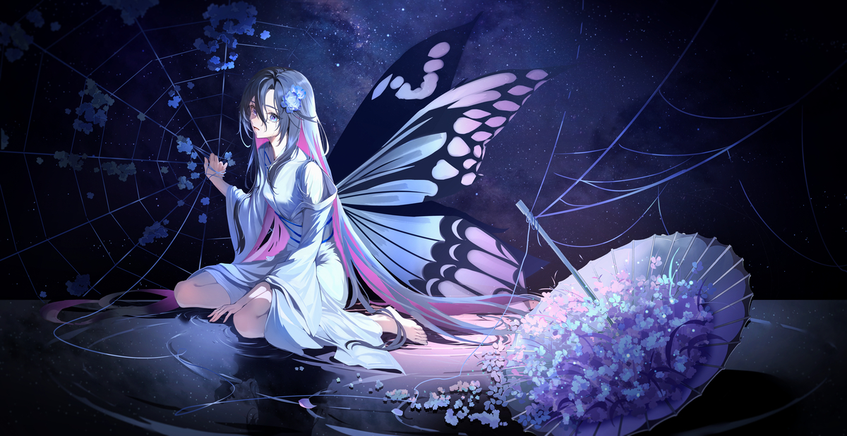 This is a pixiv picture whose title is 【崩坏3】符华-太虚之殇.