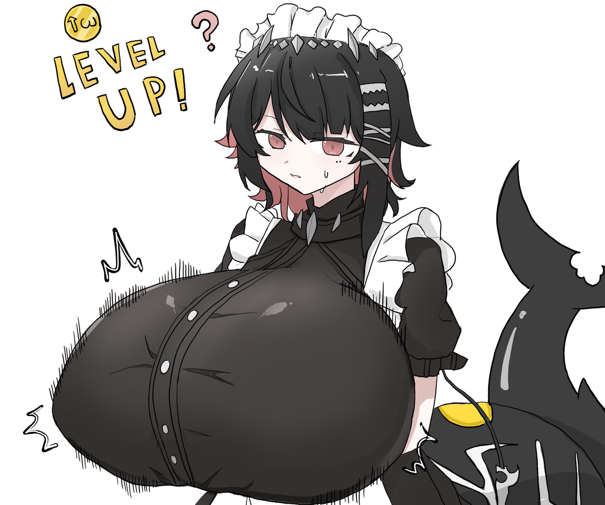 This is a pixiv picture whose title is 膨乳奶茶艾莲3.
