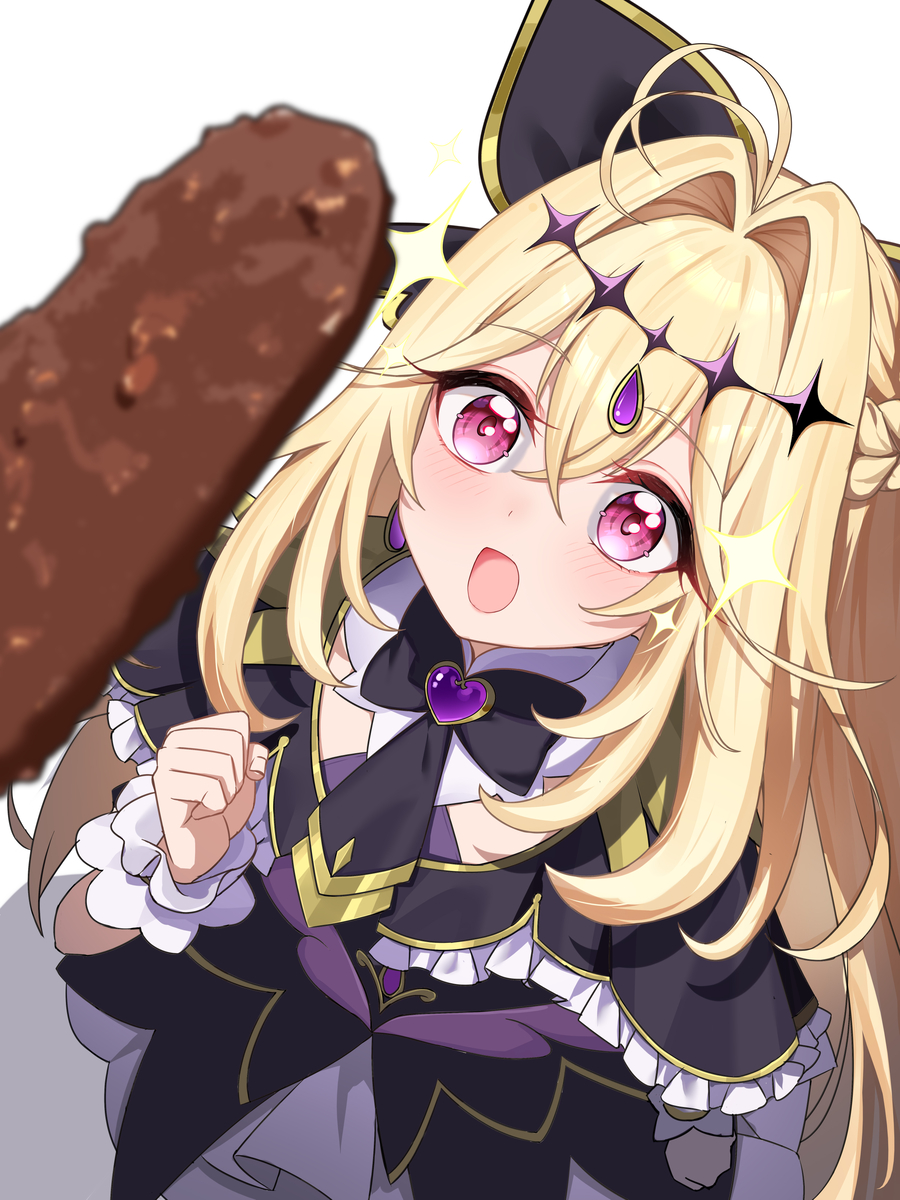 This is a pixiv picture whose title is 即使是露露卡，也抵挡不了巧乐兹吗.