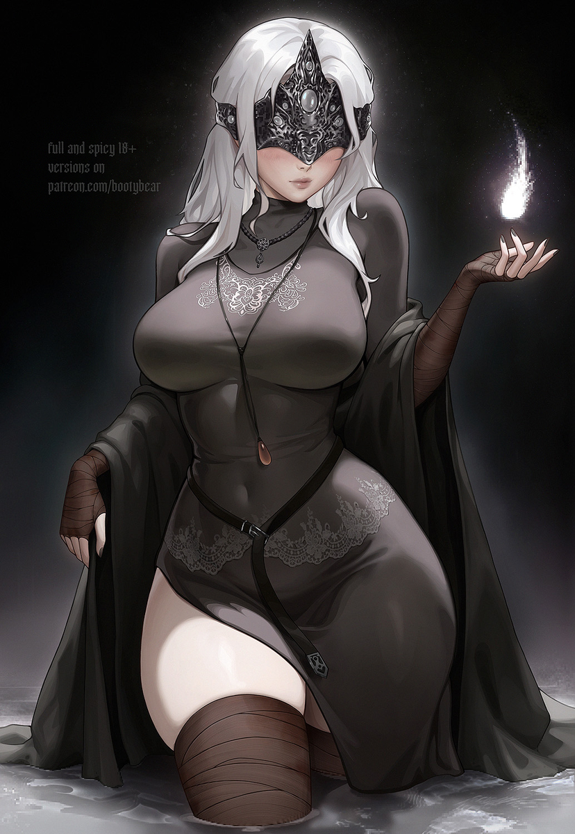 This is a pixiv picture whose title is Fire Keeper.