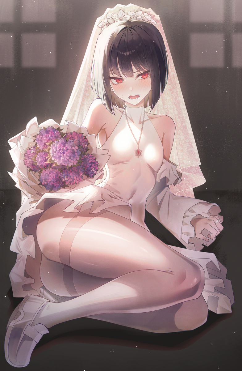 This is a pixiv picture whose title is 당신이랑 결혼한 료슈.