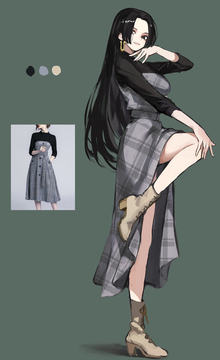 This is a pixiv picture whose title is ハンコック.