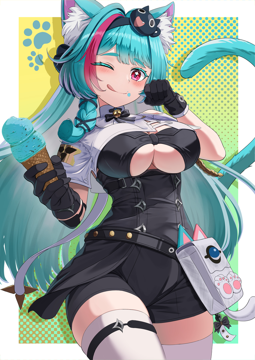 This is a pixiv picture whose title is ミント！.