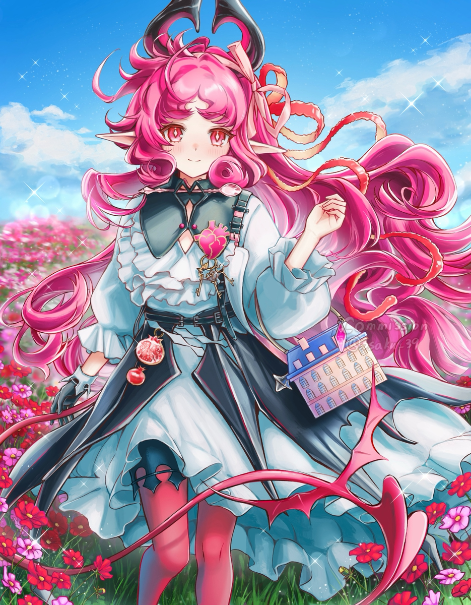 This is a pixiv picture whose title is ニンフ.