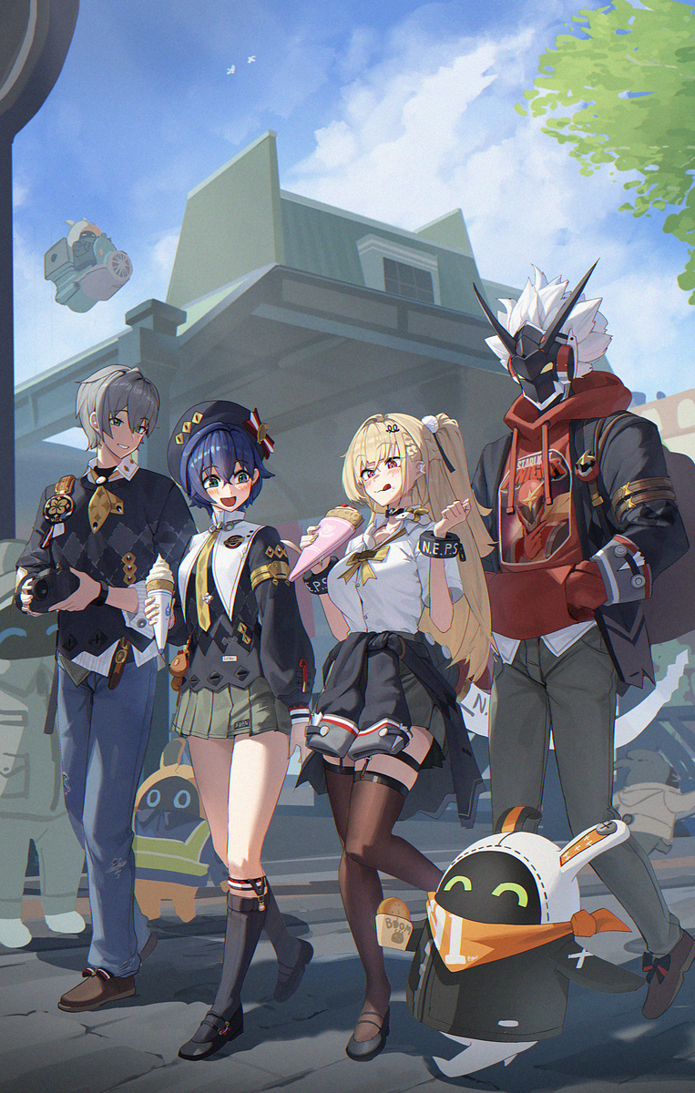 This is a pixiv picture whose title is Sixth Street Squad.