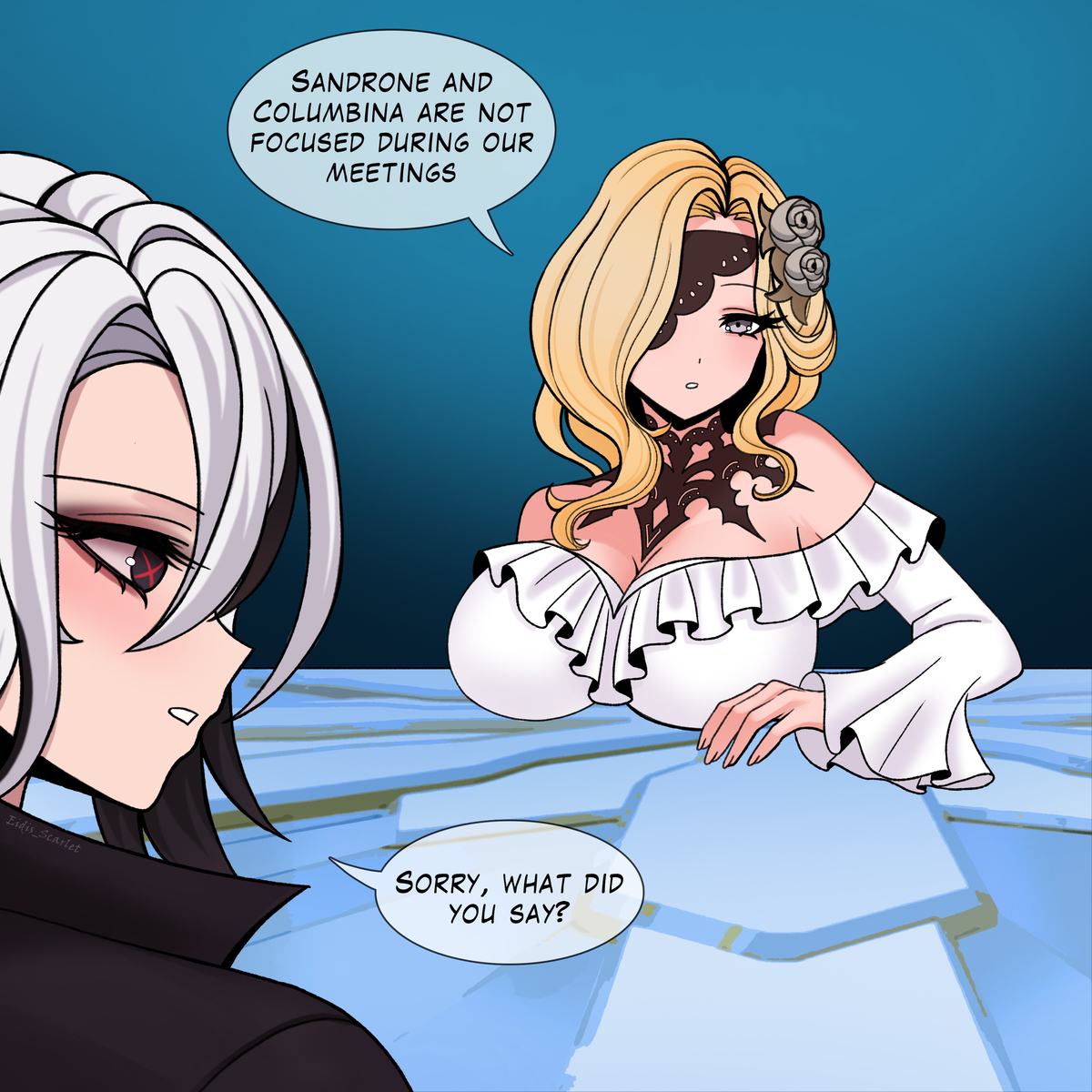 This is a pixiv picture whose title is La Signora.