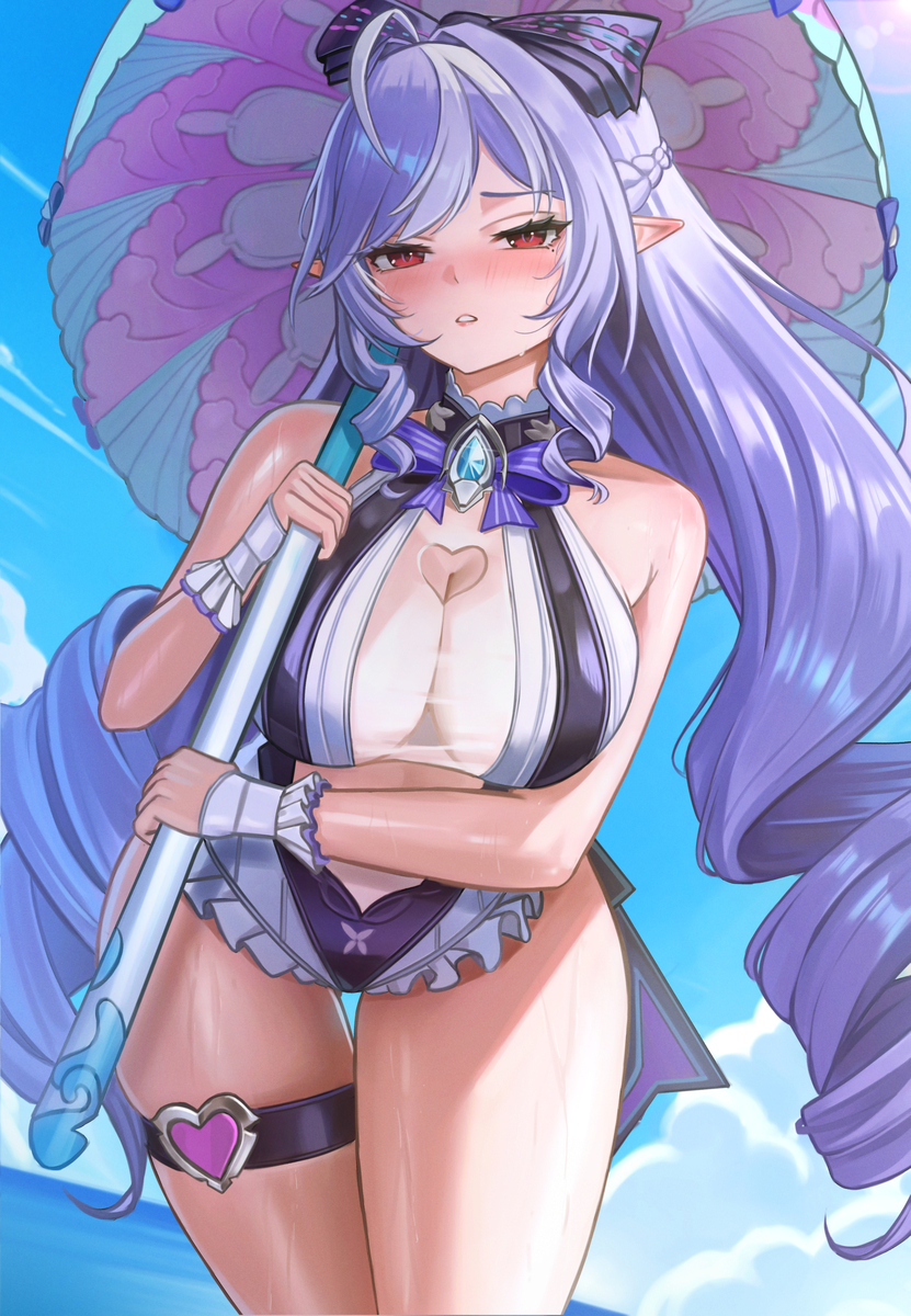 This is a pixiv picture whose title is Vivian: Iris of the Shore.